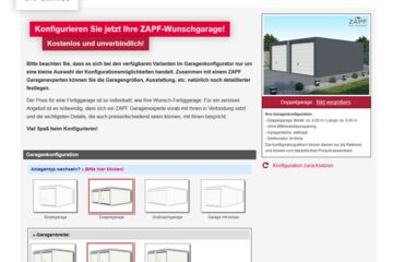 ZAPF Online-Garagenkonfigurator