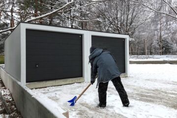 Garage winterfest machen