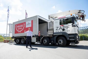 400000. Beton-Fertiggarage von ZAPF