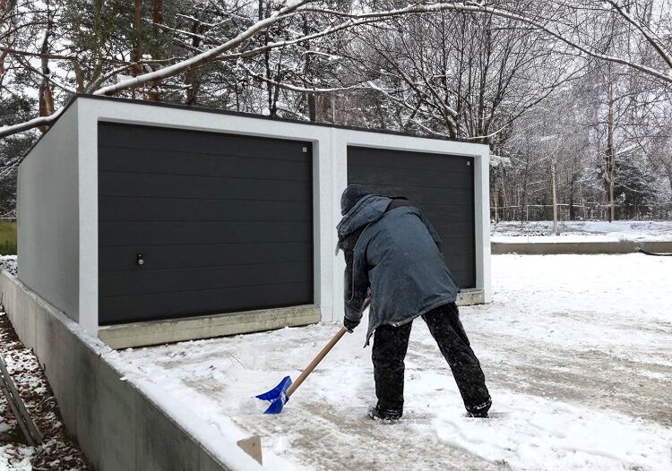 Garage winterfest machen