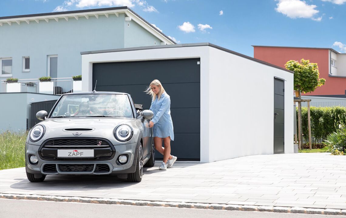 Standard Fertiggarage - die klassische Einzelgarage - ZAPF-Garagen