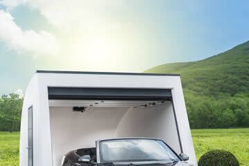 Designgarage CLOU 2.0 - die etwas andere Betonfertiggarage