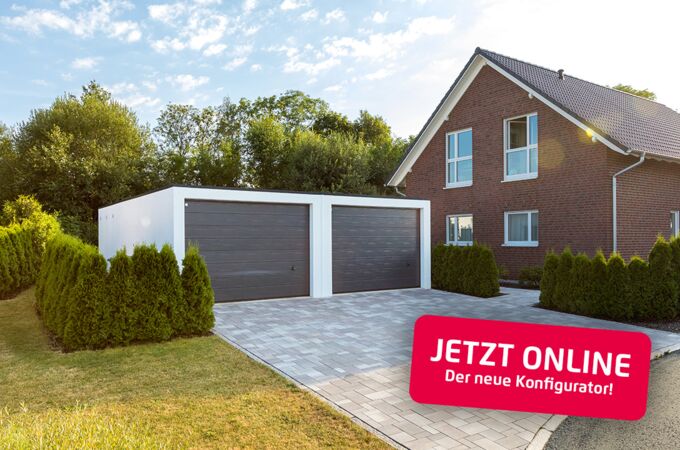 Mittelwandaussparung für Doppelgaragen