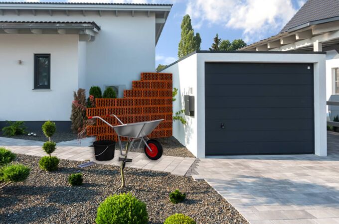 Ausstattung und Zubehör zu vorgefertigten Garage aus Beton