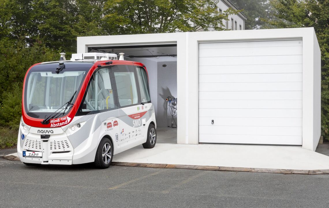 Große Fertiggarage für Transporter