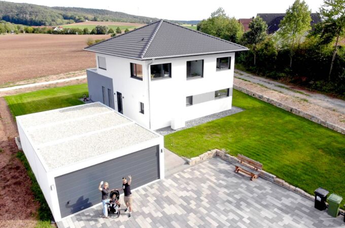 Fertiggarage passend zum Traumhaus