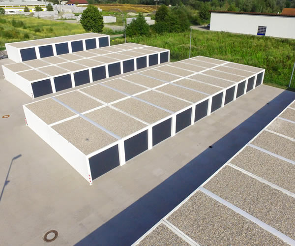 Optimal für Garagenparks - die Reihengaragen-Lösungen
