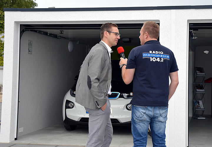 Radio Mainwelle zu Besuch bei der Musterparkeröffnung