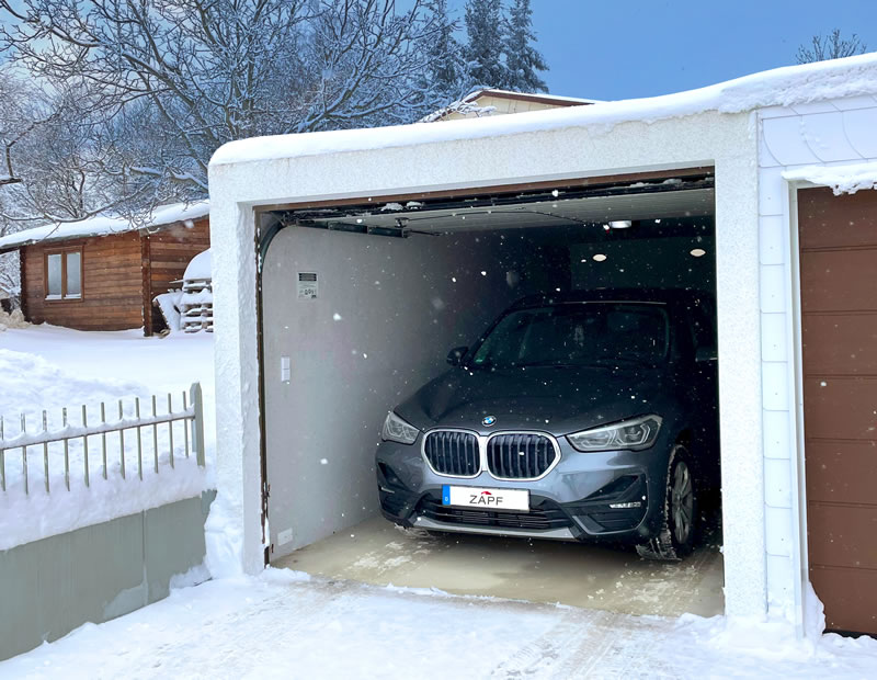 Die Garage für den Winter rüsten