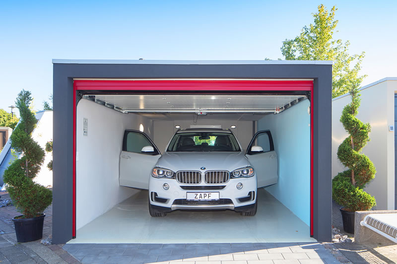 Barrierefreie Garage für das Auto - ZAPF-Garagen