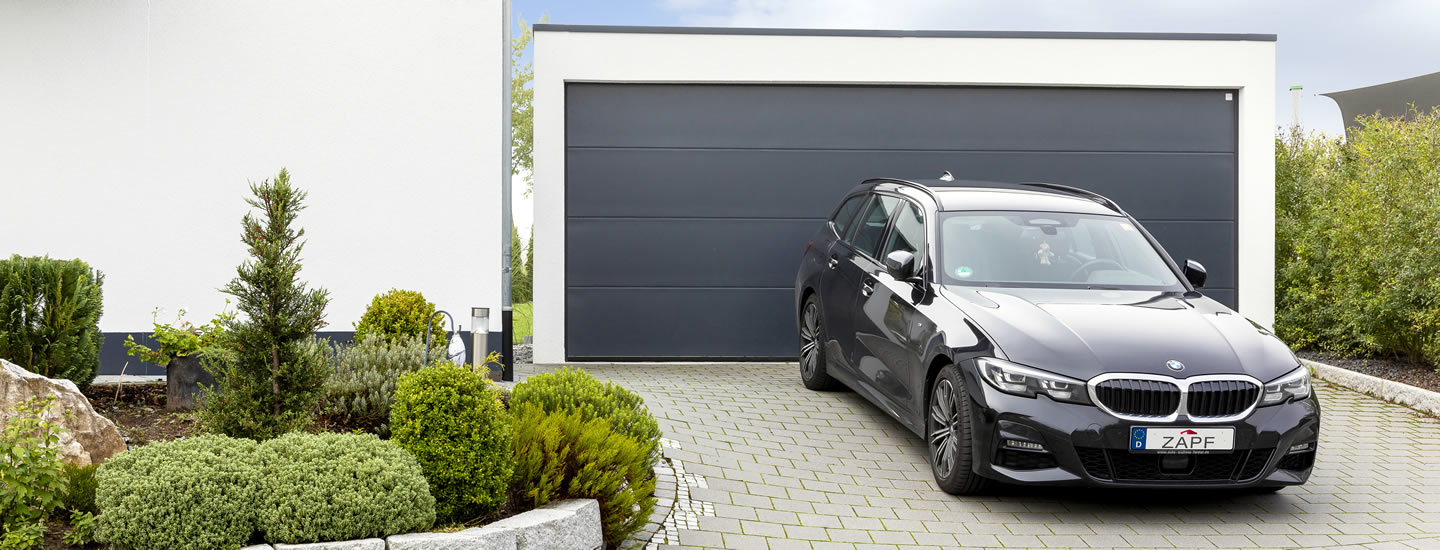 Großraumgarage von ZAPF für zwei PKWs