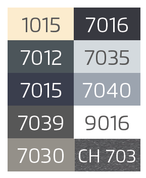 Unsere Sektionaltor Farben von ZAPF Garagen.